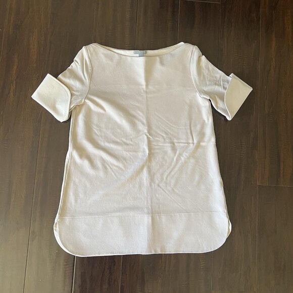 COS Blush Beige Tunic-Style Relaxed Fit Top – Size Small - Picture 2 of 8